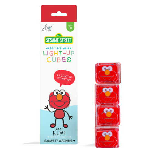 Glo Pals leuchtende Würfel Sesamstraße Elmo rot
