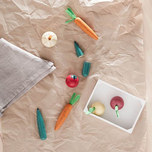 Holzkiste mit Gemüse Kids Concept