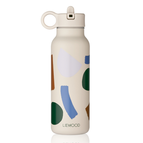 Liewood Wasserflasche Falk Paint stroke Sandy (350 ml)