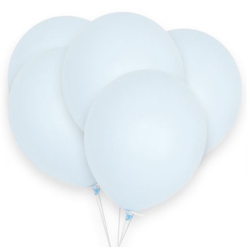 Pastellfarbene Ballons blau (10 Stk.) House of Gia