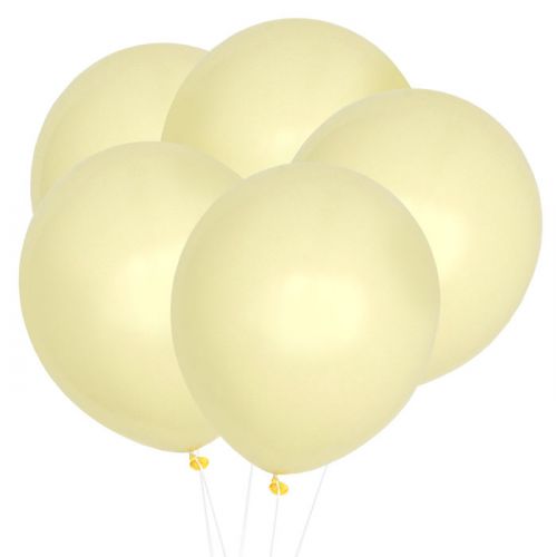 Pastellfarbene Luftballons gelb (10 Stk.)