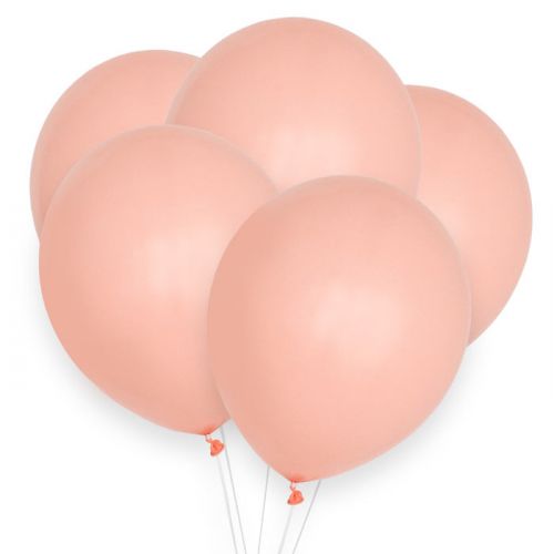 Pastellfarbene Luftballons Pfirsich (10 Stk.)