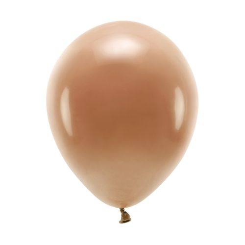 Pastellfarbene Ballons Schokoladenbraun (10 Stück)