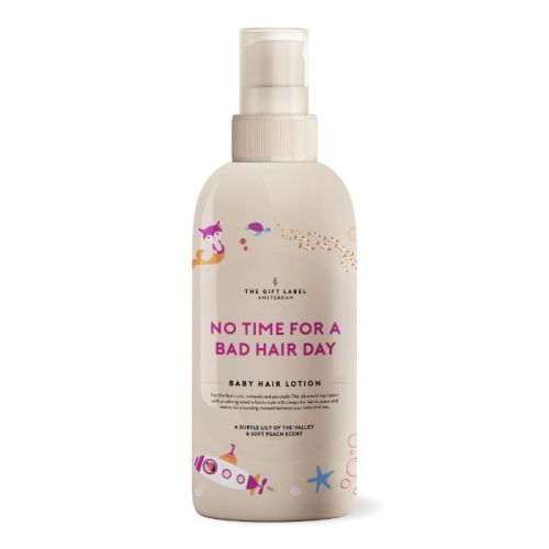 The Gift Label Babyhaarlotion No Bad Hair Day rosa