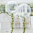 Orbz Ballon mit Blattgirlande Botanical Wedding Ginger Ray