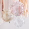Orb Ballons Metallic Glitter Mix it Up (3Stk) Ginger Ray