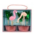 Cupcake-Kit Flamingo Party Meri Meri
