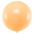 Pastellfarbener Ballon Pfirsich (1m)