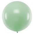 Pastellfarbener Ballon Pistazie (1m)