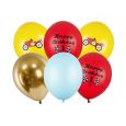 Luftballons Mix Happy Birthday (6 Stück)