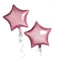 Folienballons Stern rosa (2Stk) Hootyballoo