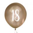 Ballon Gold 18 (5Stk) Hootyballoo