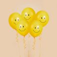 Luftballons Smiley (5Stk) Peace Love Party Hootyballoo