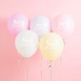 Luftballons Happy Birthday Eco Regenbogen (5Stk) Hootyballoo