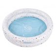 Aufblasbares Schwimmbad Weiß Terrazzo mint (100cm) Swim Essentials
