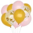 Luftballons Mix Rosa & Gold (10St.) House of Gia