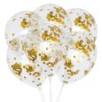 Goldene Konfetti-Luftballons (6 Stück) House of Gia