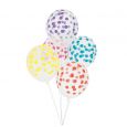 Konfetti Luftballons Colour Mix (5 Stk.)