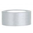 Satinband auf Rolle 25 mm (25m) Silber