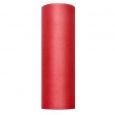 Roter Tüll auf einer Rolle 15 cm (9 m)