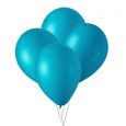 Metallische türkisfarbene Luftballons (10 Stück)
