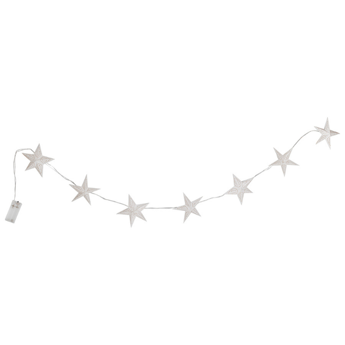 Sternenlicht-Girlande Weiße Weihnachten Ginger Ray