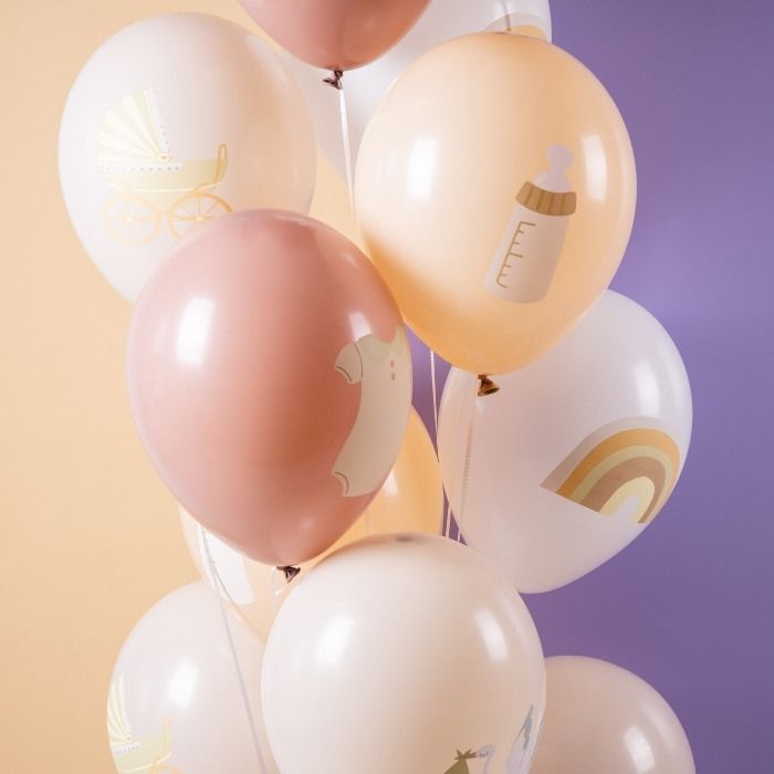 Luftballons mix Geburt Sweet Baby (12pcs)