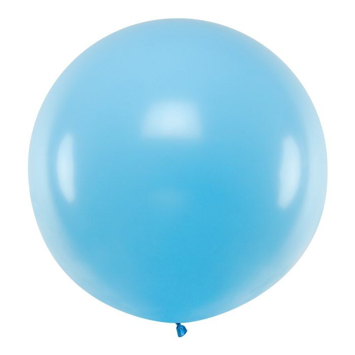 Mega-Ballon Hellblau 1m