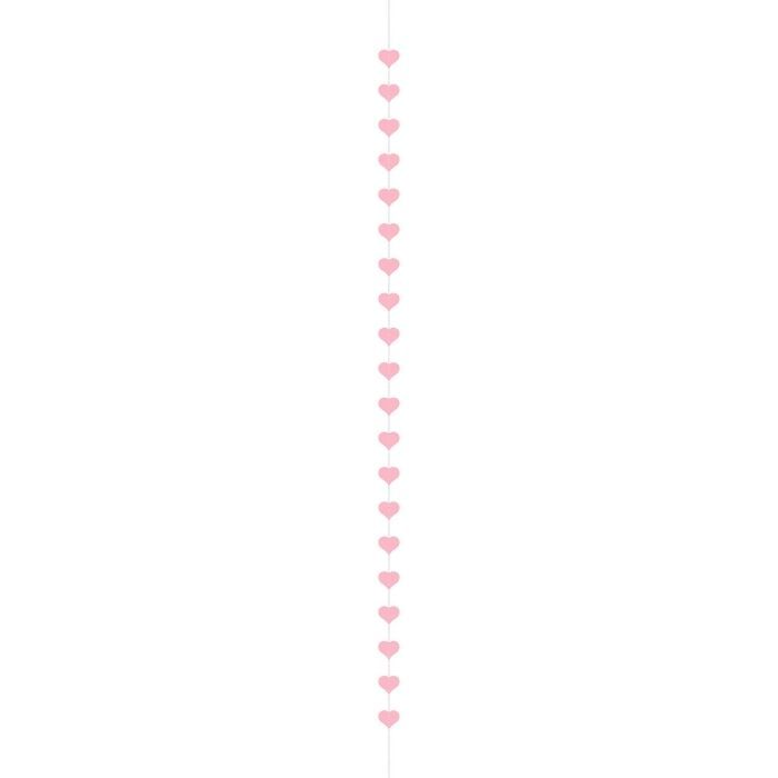 Girlande Herzen rosa (3m)
