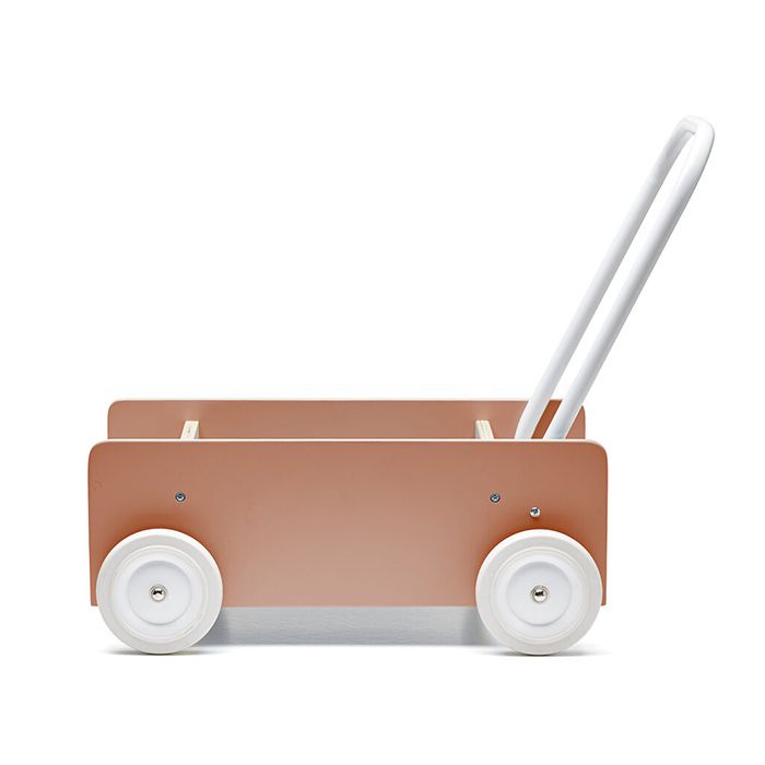 Houten loopwagen donker abrikoos Kids Concept
