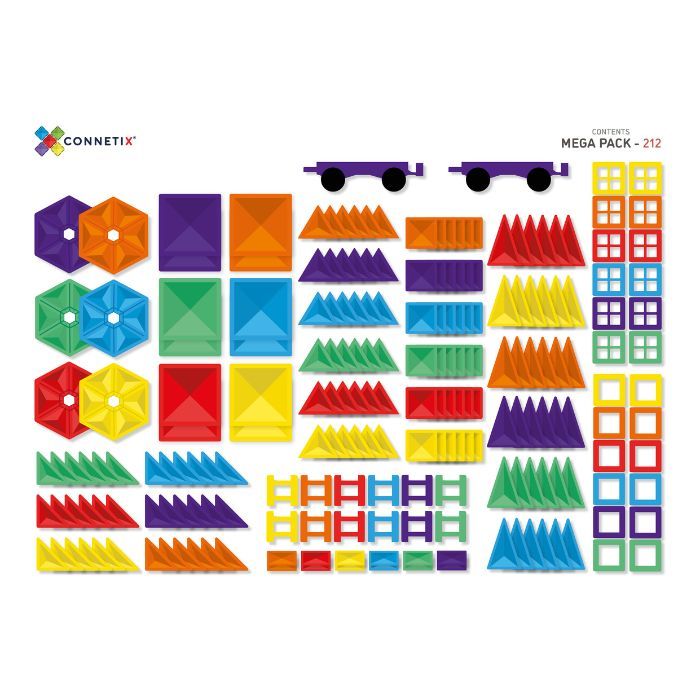 Connetix Tiles Rainbow Mega Pack (212st)