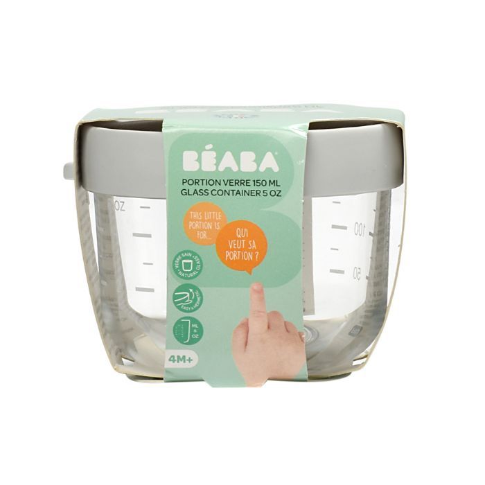 Beaba Glasvorratsbehälter grau 150ml