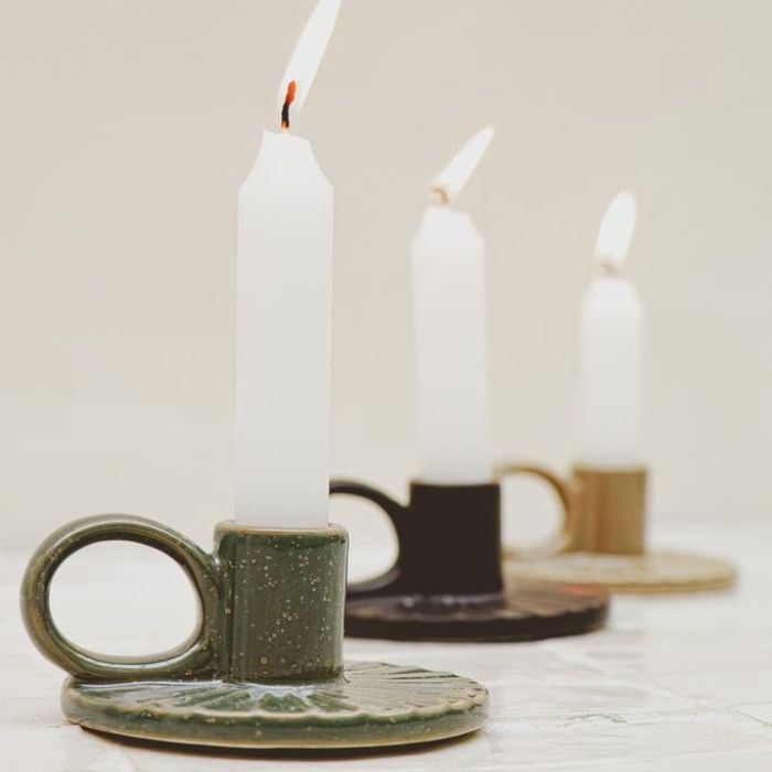 Jens Living Kerzenständer Keramik Sun taupe