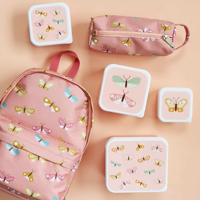 A Little Lovely Company Mini-Rucksack Schmetterlinge