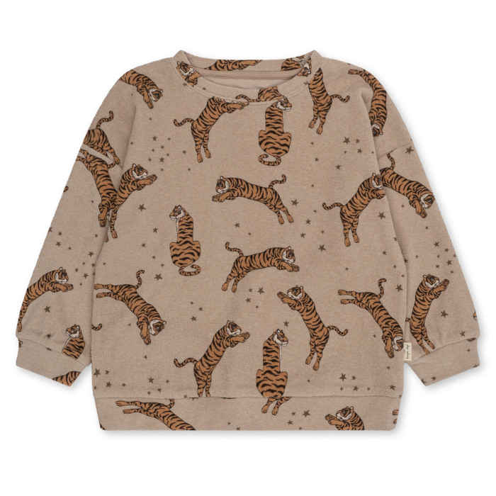 Konges Slojd Pullover Itty Tiger sand