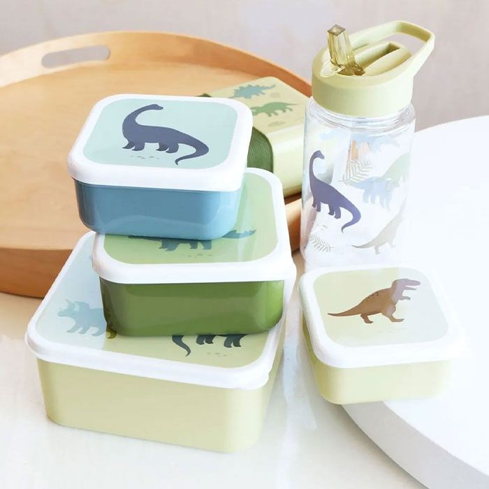 Lunchbox & Snackbox Dino A Little Lovely Company