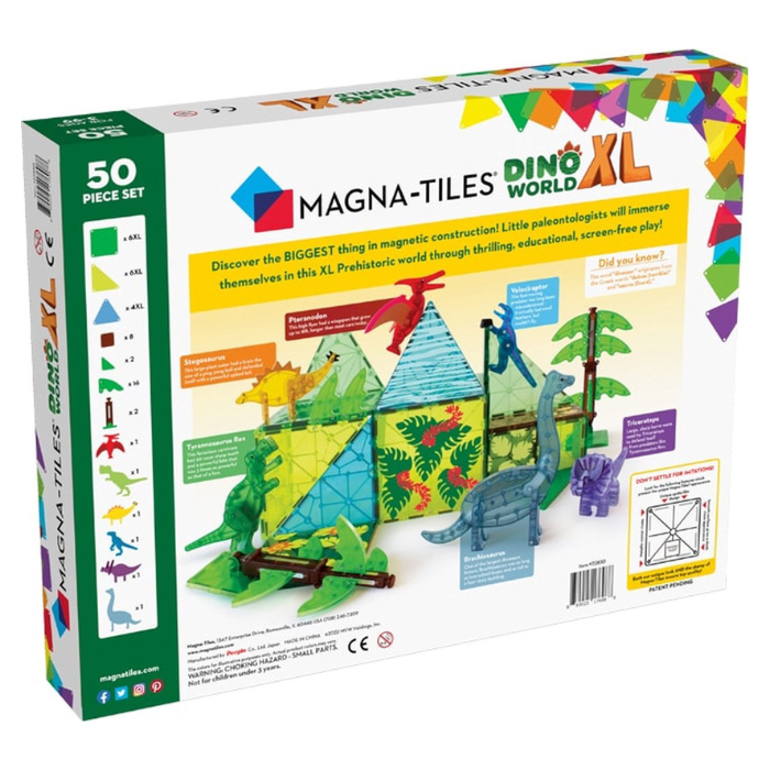 Magna Tiles Dino World XL (50 Stück)