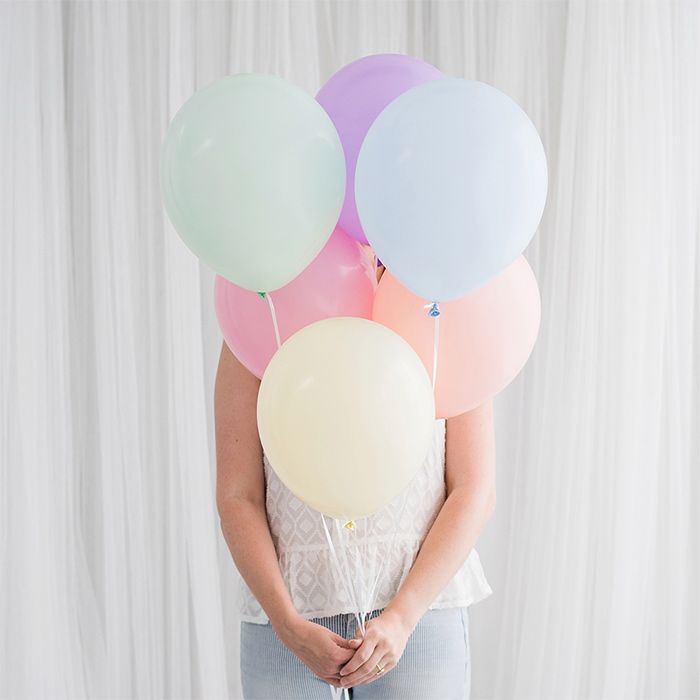 Luftballons Pastell multi mix (12Stk) House of Gia