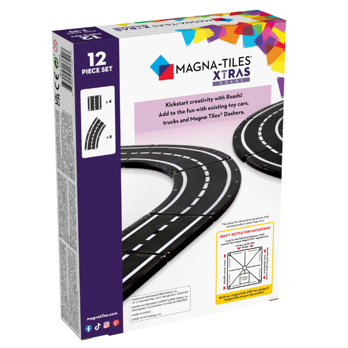 Magna Tiles Extra Road Pack (12 Stück)