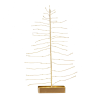 Dekoration Weihnachtsbaum mit Lichtern gold Ginger Ray