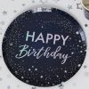 Bordjes Happy Birthday iridescent Star Gazer (8st)