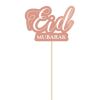 Taarttopper Eid Mubarak roségoud