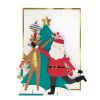 Weihnachtskarte Weihnachtsbaum Wabe Meri Meri