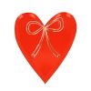 Teller Herzen mit Schleife Valentine (8St.) Meri Meri