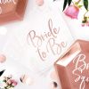 Servetten Bride to Be roségoud (20st) sfeer