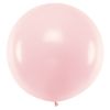 Pastel ballon roze (1m)
