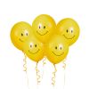 Luftballons Smiley (5Stk) Frieden Liebe Party Hootyballoo