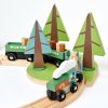 Houten treinspeelset Tender Leaf Toys