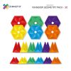 Connetix Tiles Regenbogen-Geometrie-Pack (30 Stück)