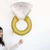 Folienballon Verlobungsring 66cm